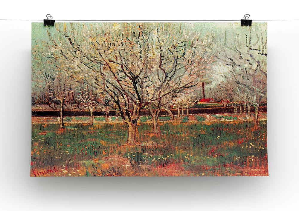 Orchard in Blossom Plum Trees by Van Gogh Canvas Print & Poster - Canvas Art Rocks - 2