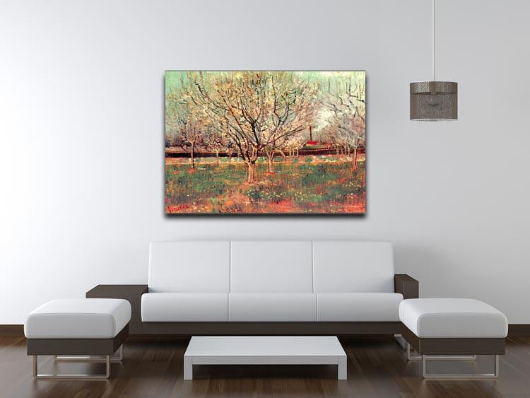 Orchard in Blossom Plum Trees by Van Gogh Canvas Print & Poster - Canvas Art Rocks - 4