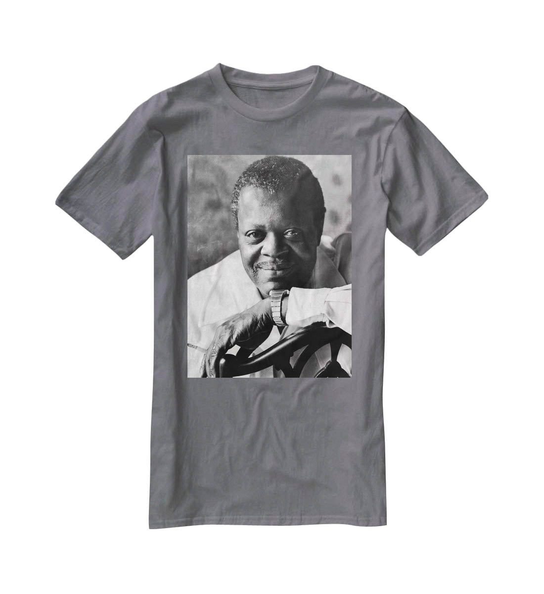 Oscar Peterson 1975 T-Shirt - Canvas Art Rocks - 3