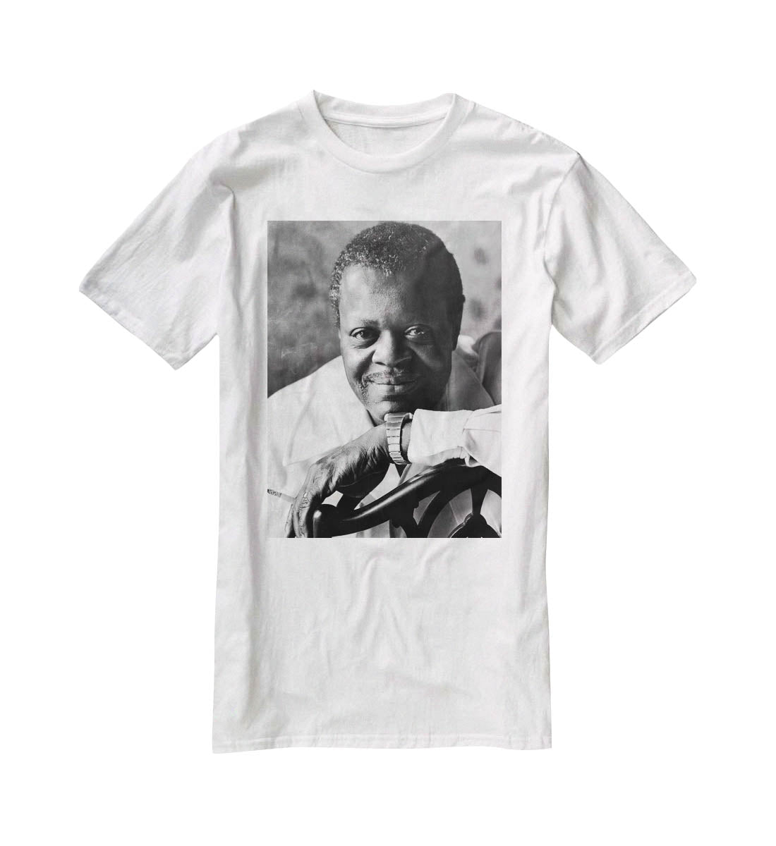 Oscar Peterson 1975 T-Shirt - Canvas Art Rocks - 5