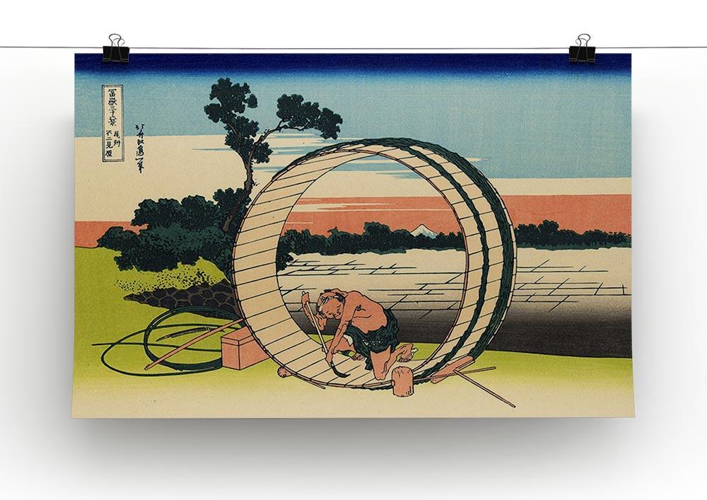 Owari province by Hokusai Canvas Print or Poster - Canvas Art Rocks - 2