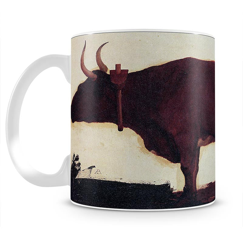 Ox by Bierstadt Mug - Canvas Art Rocks - 1