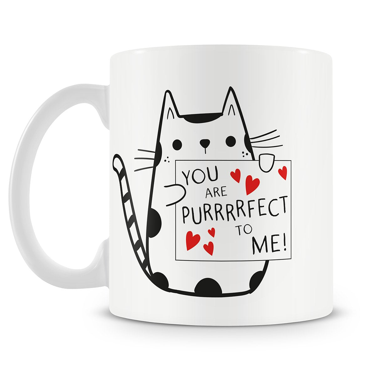 Personalised You Are Purrrrfect to Me Mug