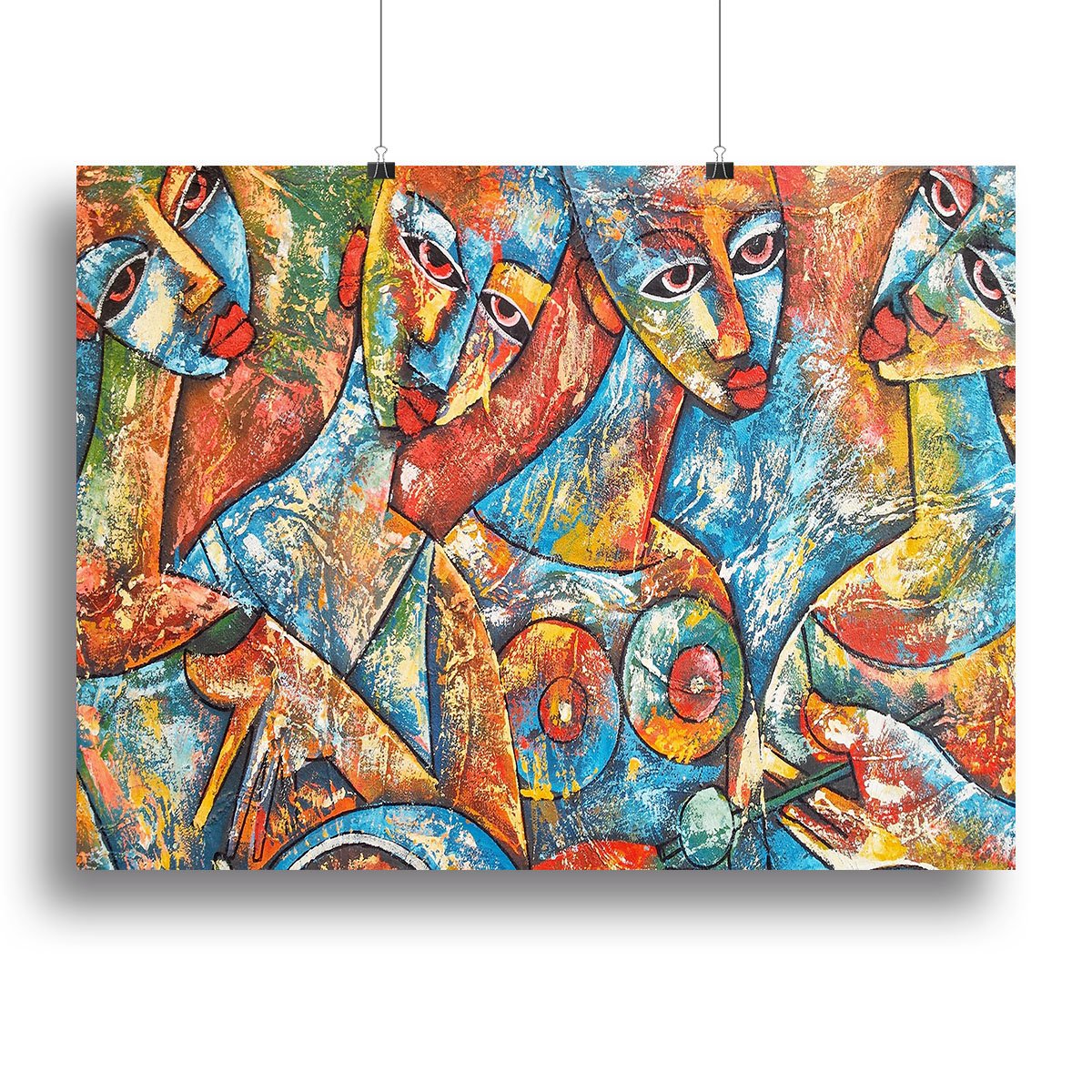 Painted Women Canvas Print or Poster