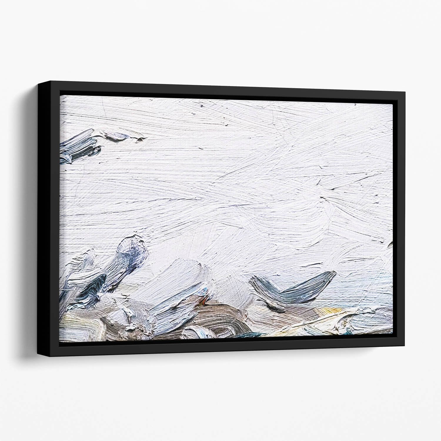 Painted canvas texture Floating Framed Canvas
