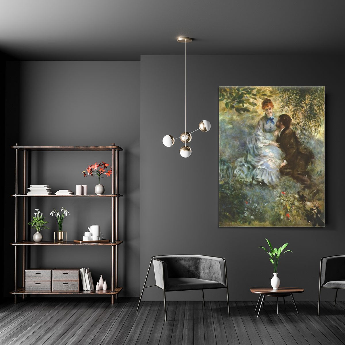 Pair of Lovers by Renoir Canvas Print or Poster