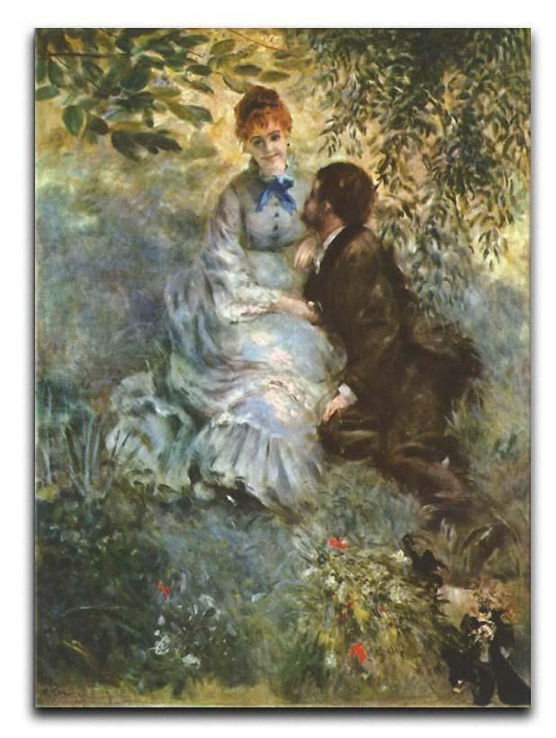 Pair of Lovers by Renoir Canvas Print or Poster  - Canvas Art Rocks - 1