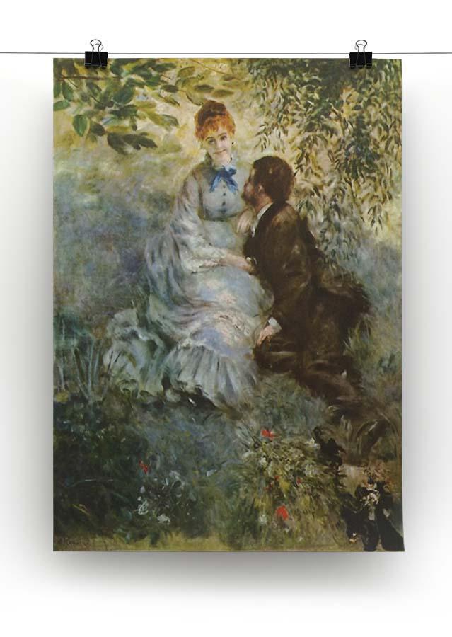 Pair of Lovers by Renoir Canvas Print or Poster - Canvas Art Rocks - 2