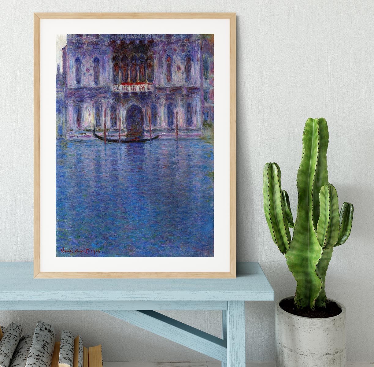 Palazzo 1 by Monet Framed Print - Canvas Art Rocks - 3