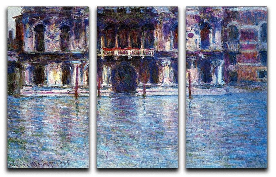 Palazzo 2 by Monet Split Panel Canvas Print - Canvas Art Rocks - 4