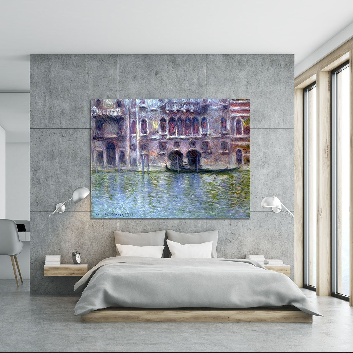 Palazzo da Mula Venice by Monet Canvas Print or Poster