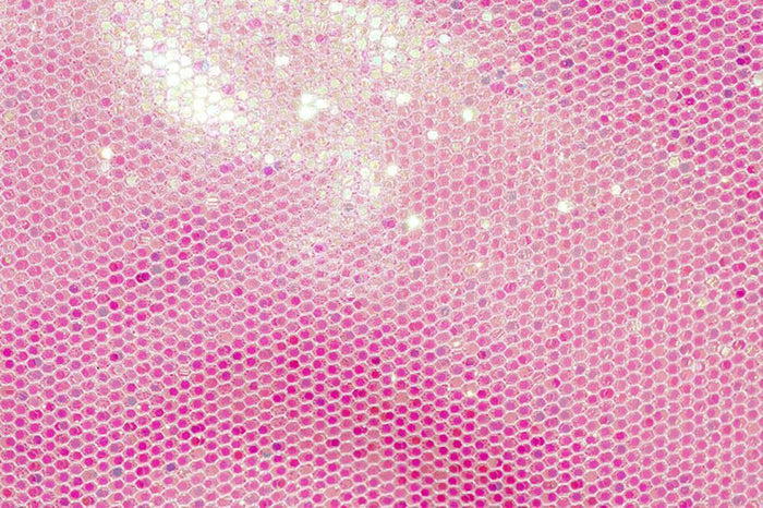 Pale pink sequin fabric Wall Mural Wallpaper