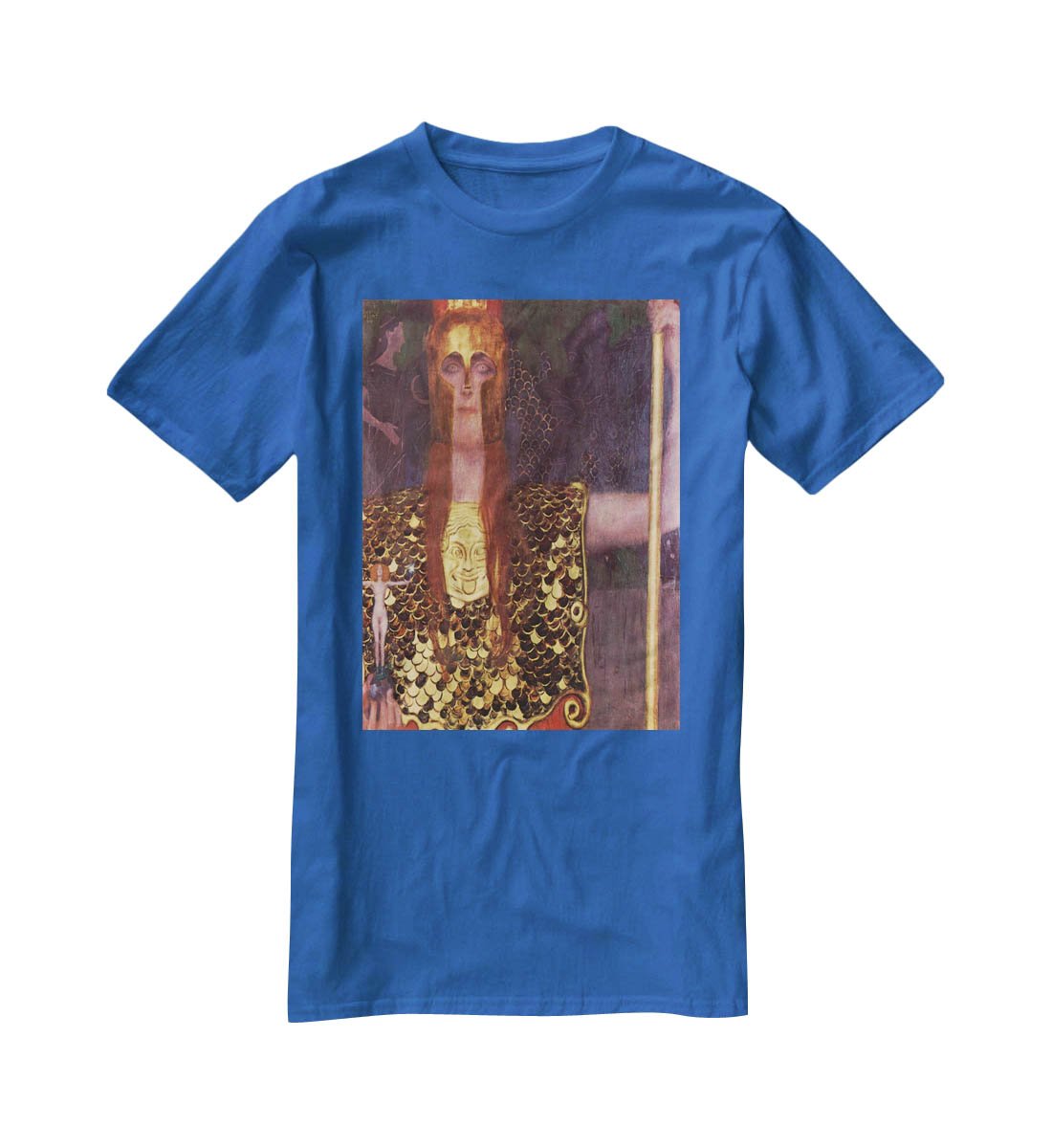 Pallas Athena by Klimt T-Shirt - Canvas Art Rocks - 2