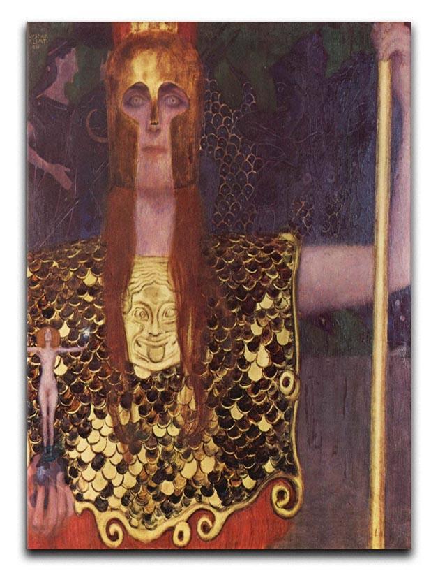Pallas Athena by Klimt Canvas Print or Poster  - Canvas Art Rocks - 1