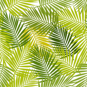 Palm leaf silhouettes seamless Wall Mural Wallpaper - Canvas Art Rocks - 1