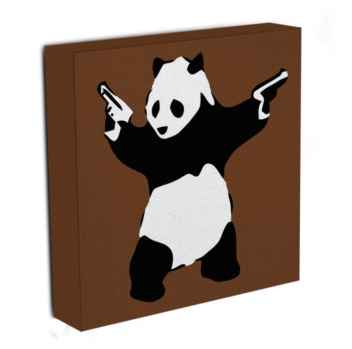 Banksy Panda with Guns Canvas Print & Poster - US Canvas Art Rocks