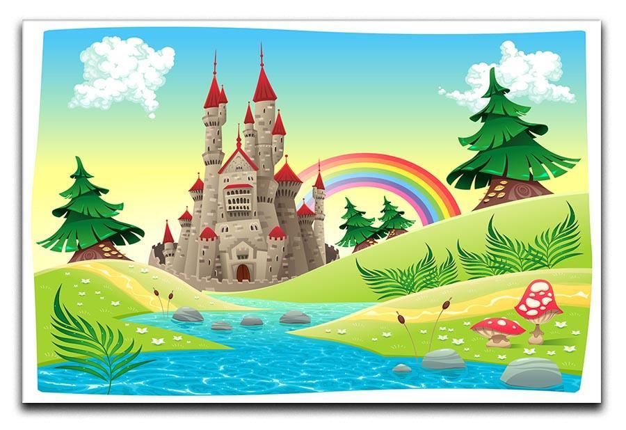 Panorama with castle Canvas Print or Poster  - Canvas Art Rocks - 1