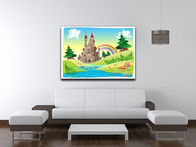 Panorama with castle Canvas Print or Poster - Canvas Art Rocks - 4