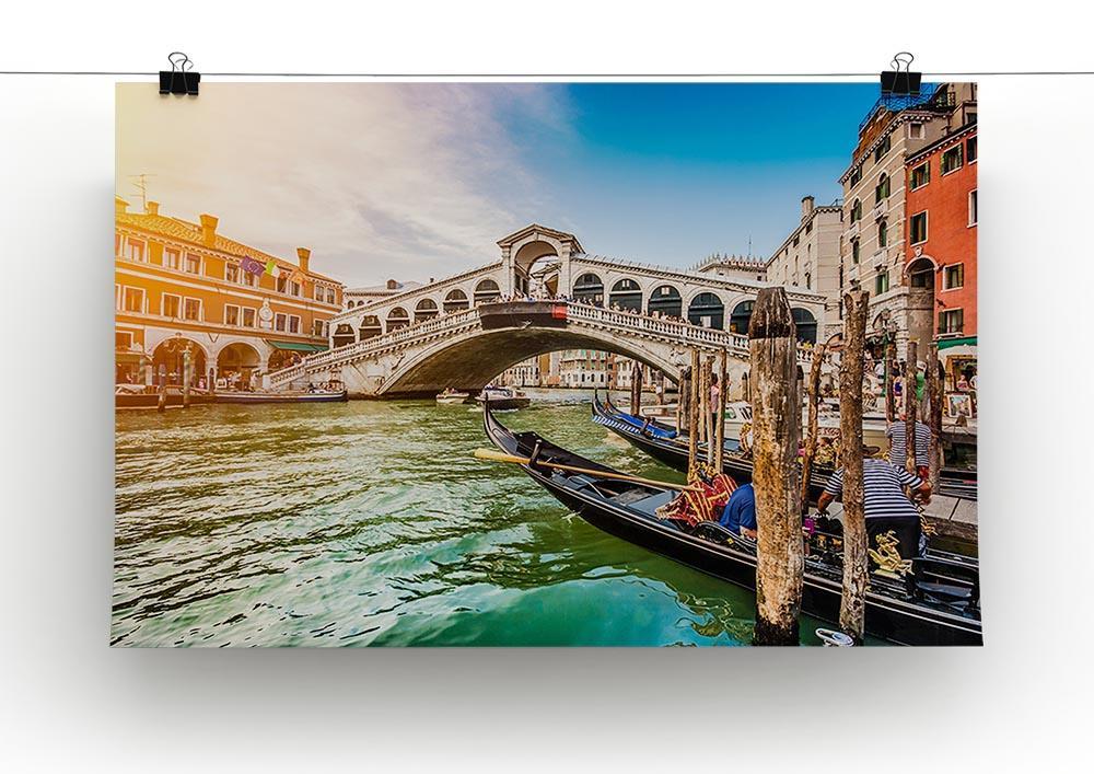 Panoramic view of Canal Grande Canvas Print or Poster - Canvas Art Rocks - 2