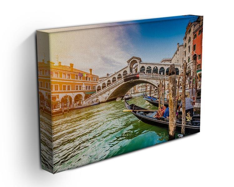Panoramic view of Canal Grande Canvas Print or Poster - Canvas Art Rocks - 3