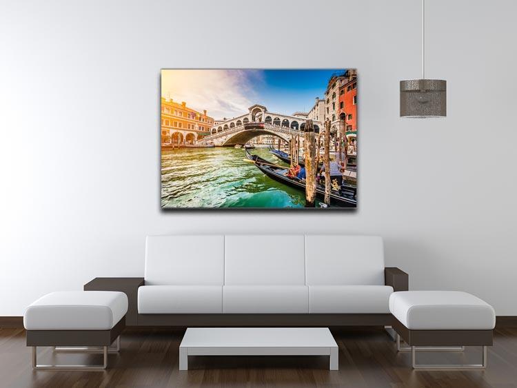 Panoramic view of Canal Grande Canvas Print or Poster - Canvas Art Rocks - 4