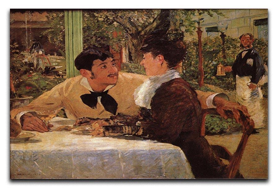 Pare Lathuille by Manet Canvas Print or Poster  - Canvas Art Rocks - 1
