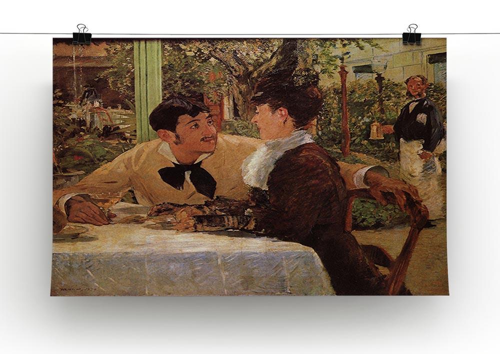 Pare Lathuille by Manet Canvas Print or Poster - Canvas Art Rocks - 2