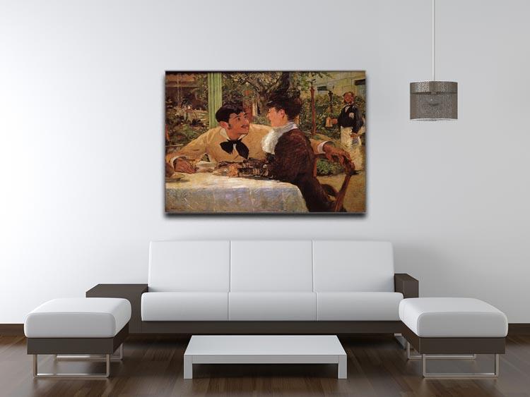 Pare Lathuille by Manet Canvas Print or Poster - Canvas Art Rocks - 4