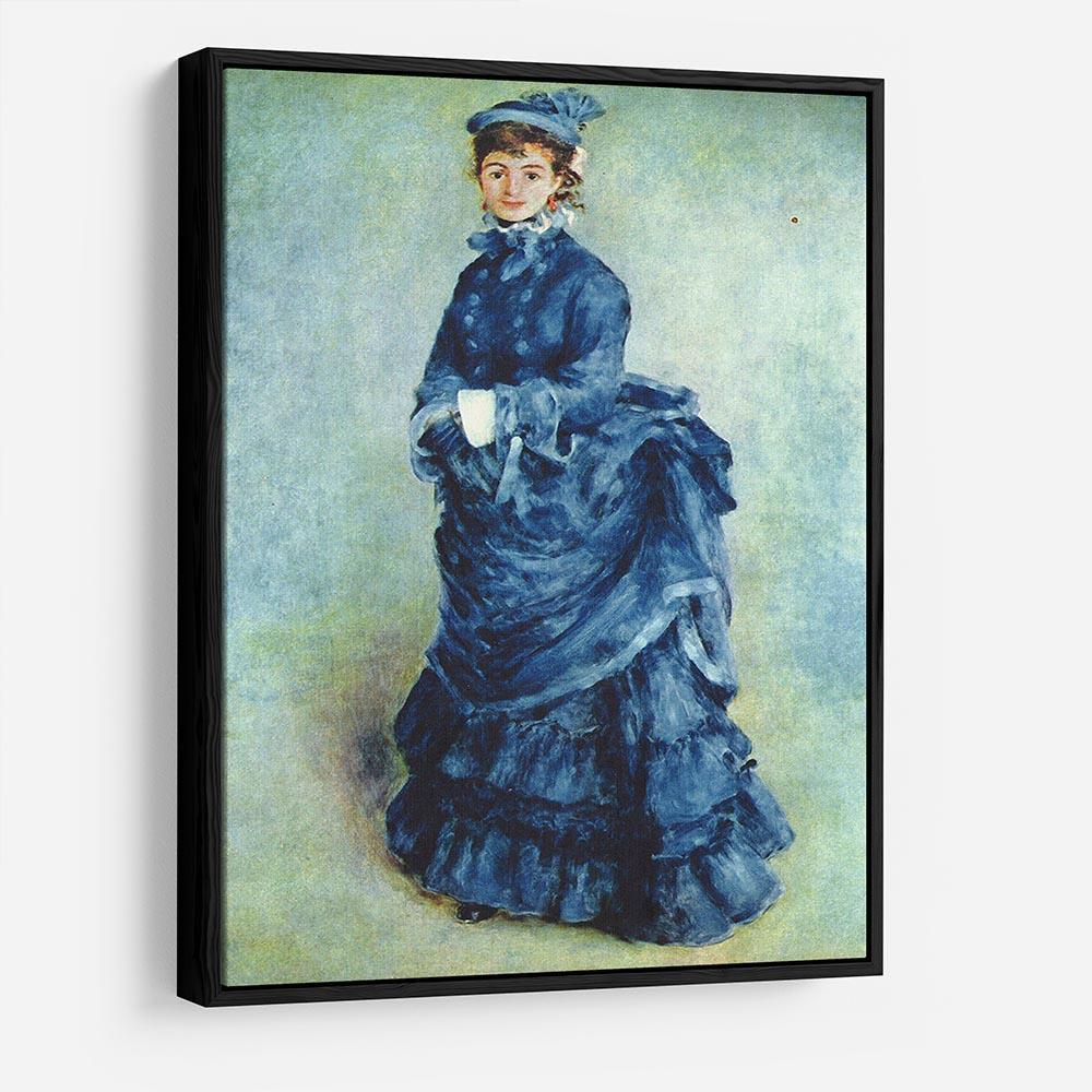 Paris girl the lady in blue by Renoir HD Metal Print