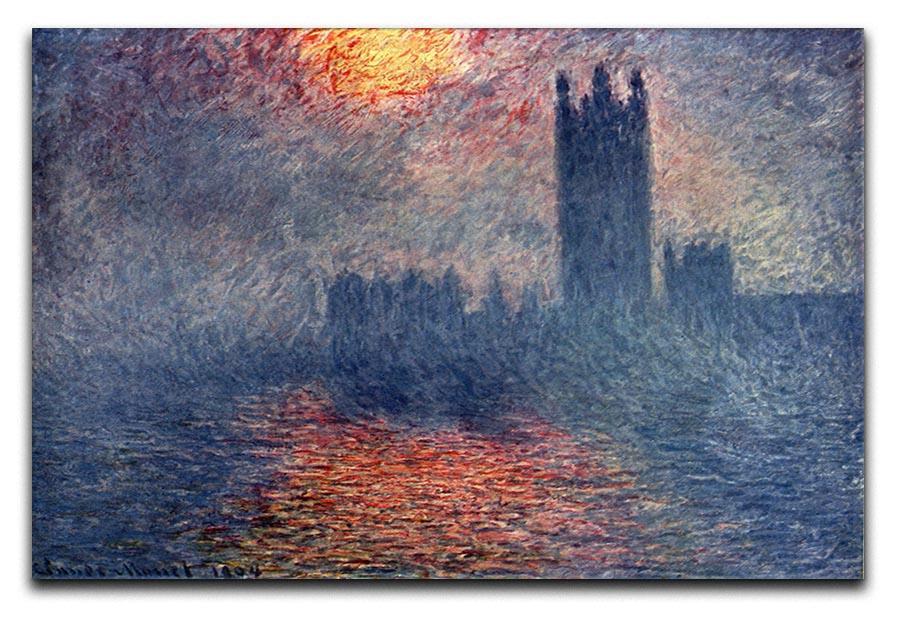 Parliament in London by Monet Canvas Print & Poster  - Canvas Art Rocks - 1