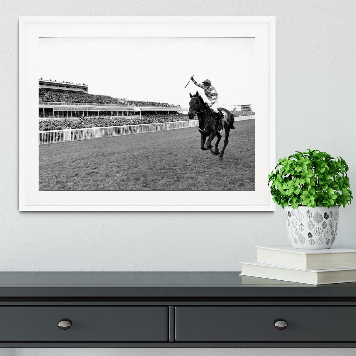 Party Politics romps home in the Grand National Framed Print - Canvas Art Rocks - 5