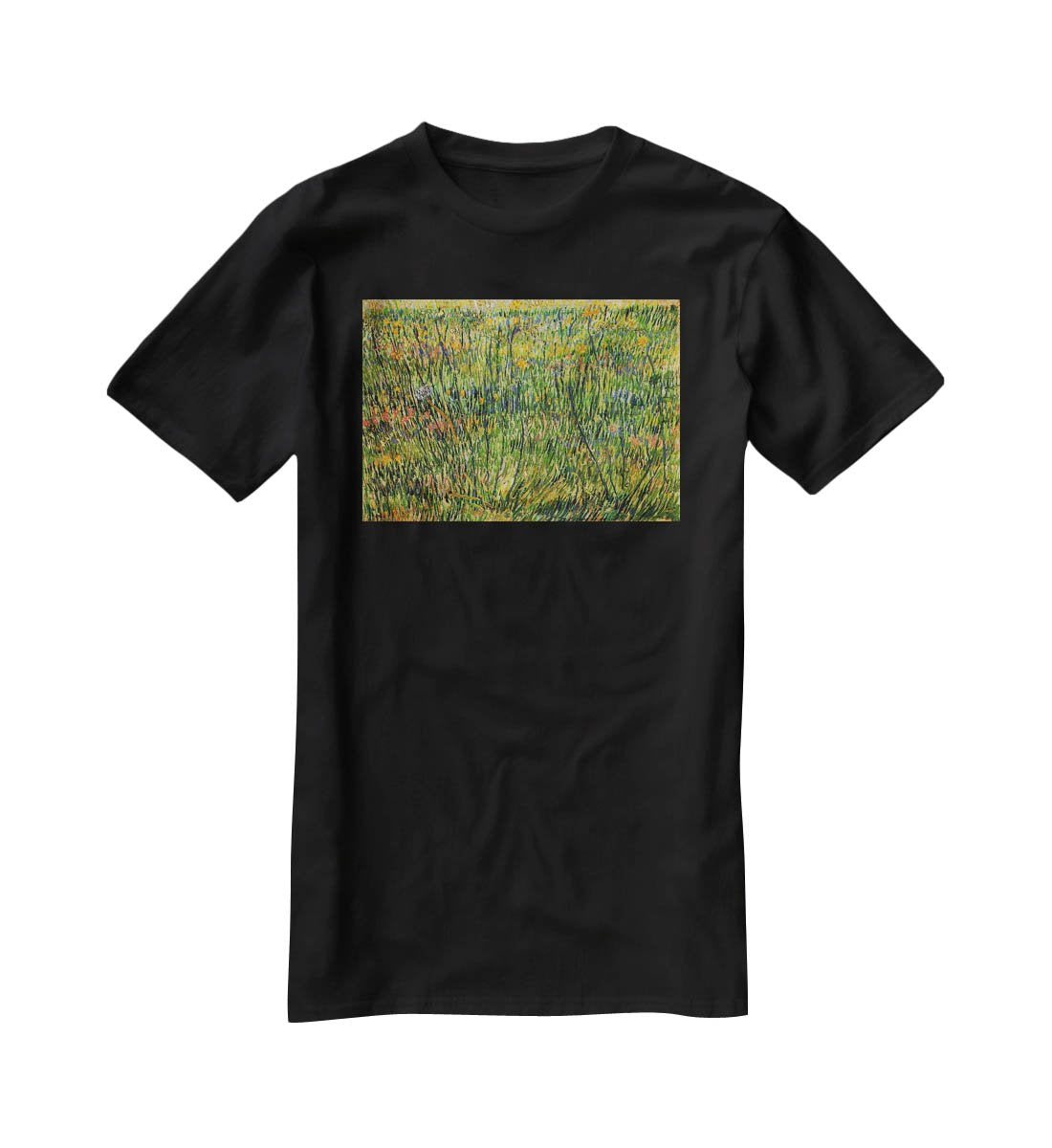 Pasture in Bloom by Van Gogh T-Shirt - Canvas Art Rocks - 1