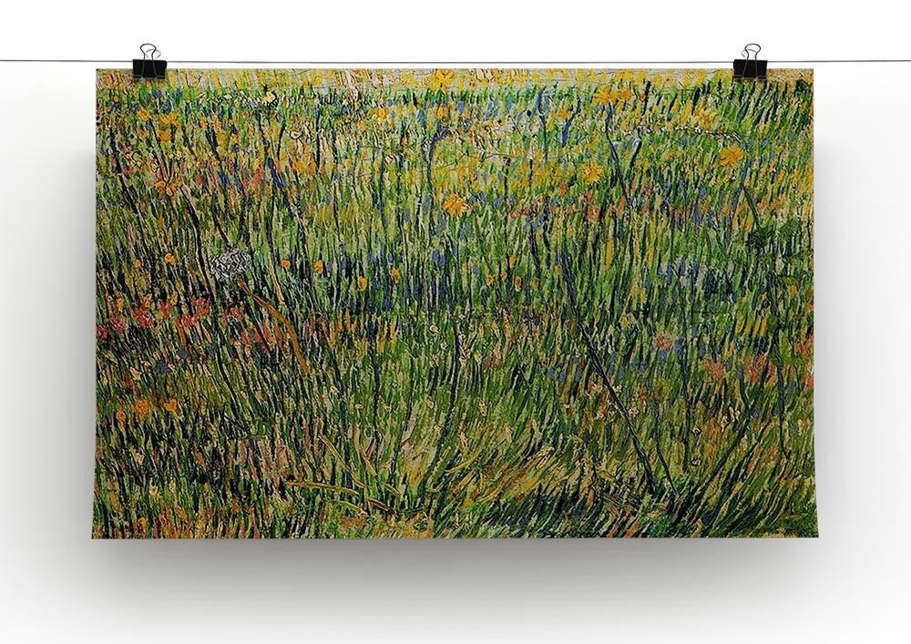 Pasture in Bloom by Van Gogh Canvas Print & Poster - Canvas Art Rocks - 2