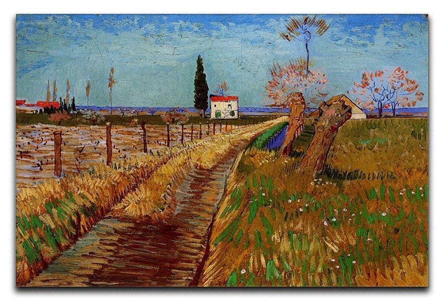 Path Through a Field with Willows by Van Gogh Canvas Print & Poster  - Canvas Art Rocks - 1