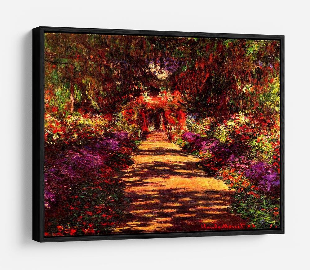 Path in Monets garden in Giverny by Monet HD Metal Print