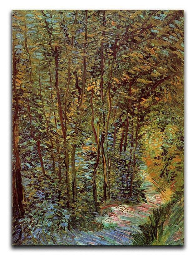 Path in the Woods by Van Gogh Canvas Print & Poster  - Canvas Art Rocks - 1