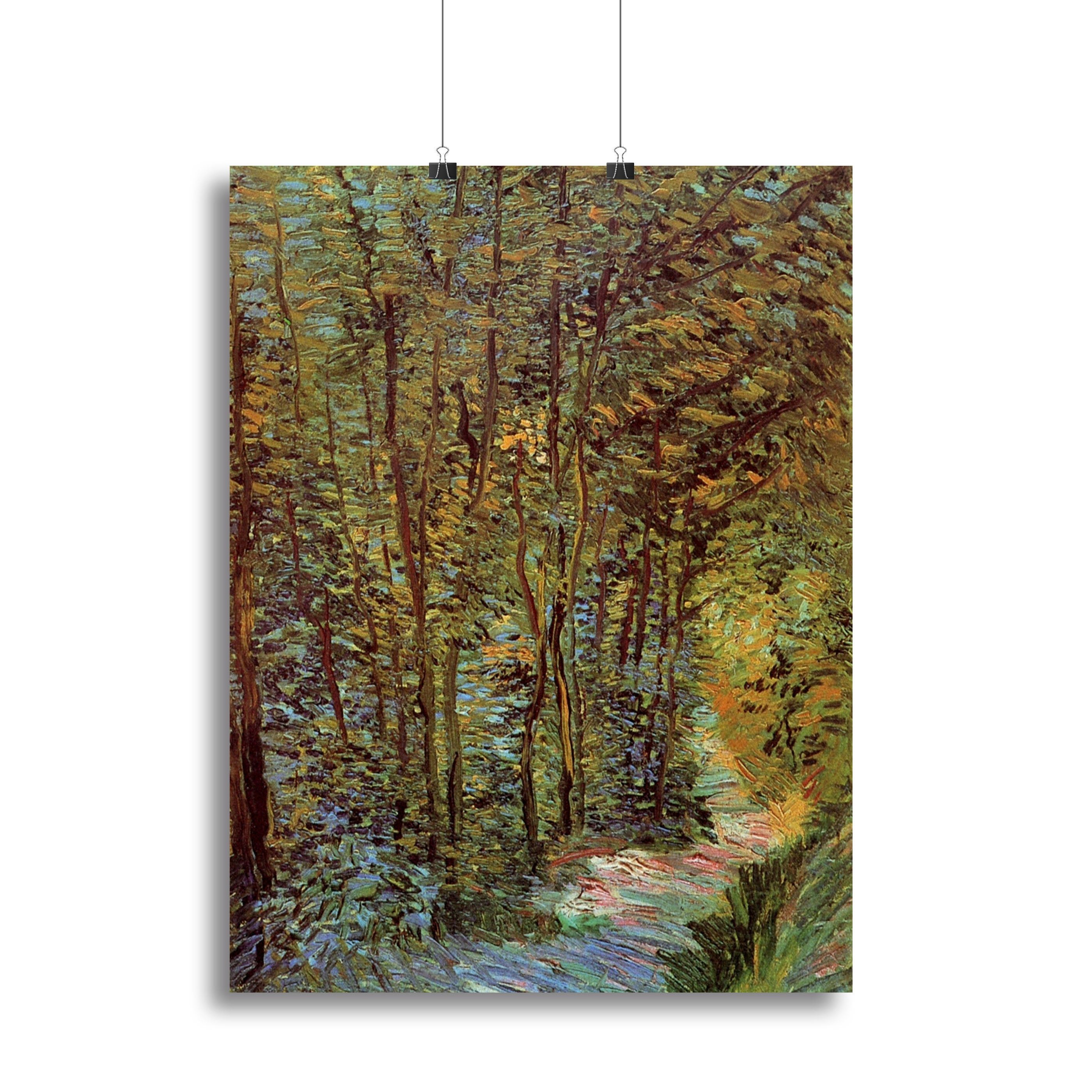 Path in the Woods by Van Gogh Canvas Print or Poster