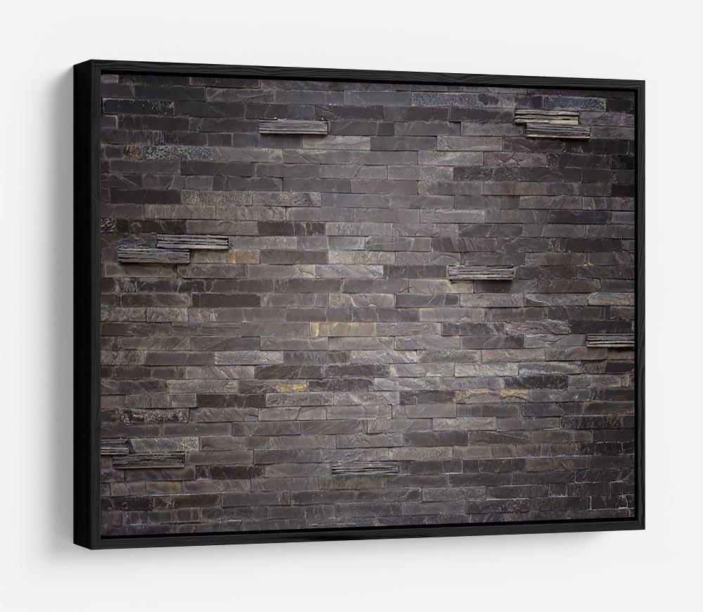 Pattern of black slate HD Metal Print - Canvas Art Rocks - 6