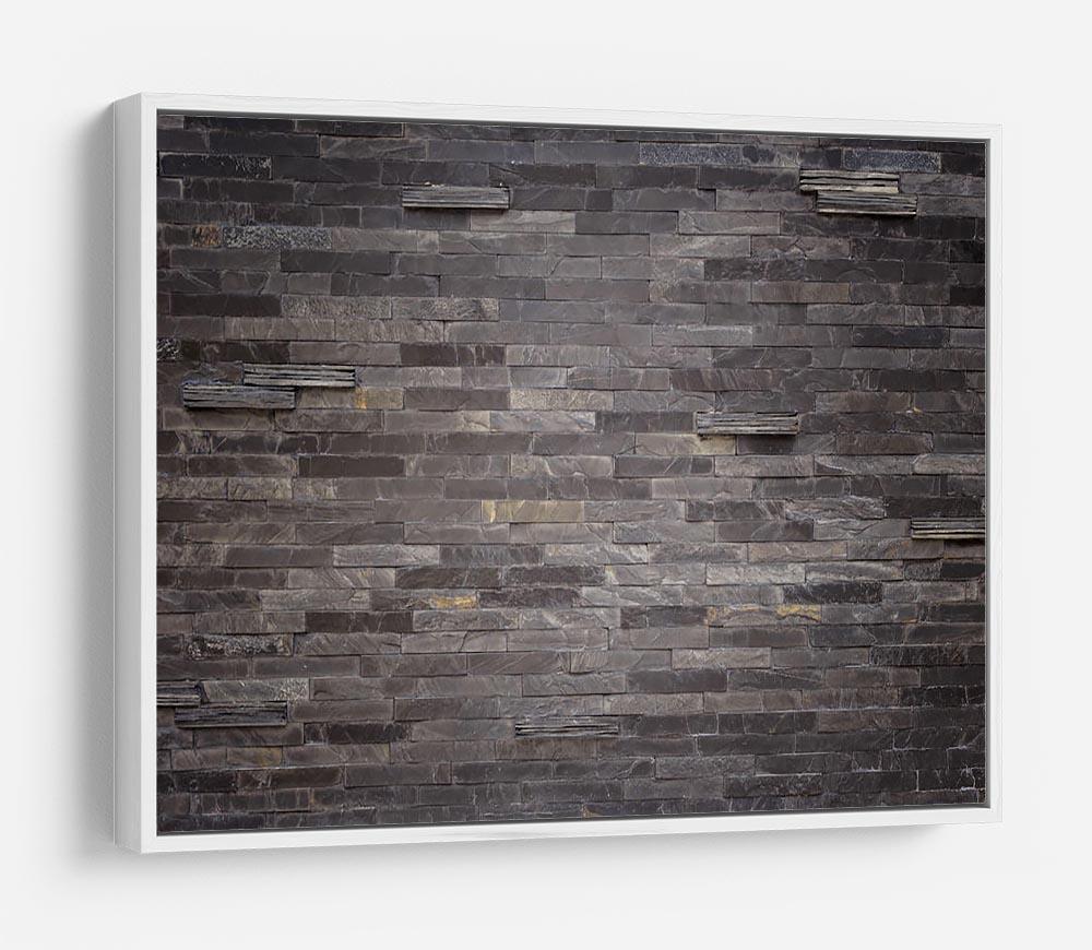 Pattern of black slate HD Metal Print - Canvas Art Rocks - 7