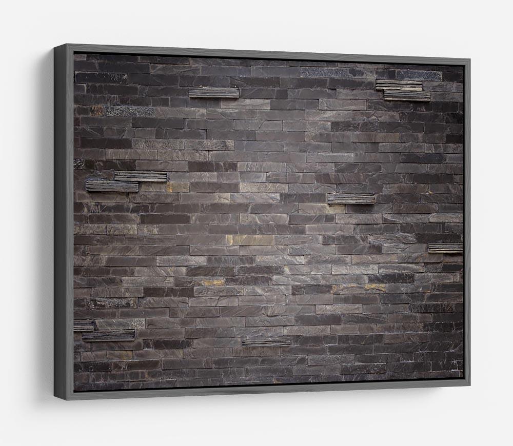 Pattern of black slate HD Metal Print - Canvas Art Rocks - 9