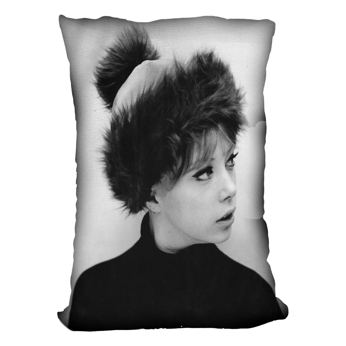 Pattie Boyd Cushion - Canvas Art Rocks - 4