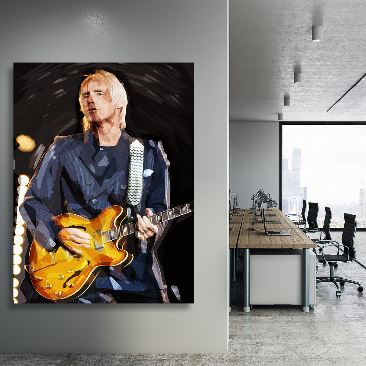 Paul Weller Pop Art Canvas Print or Poster