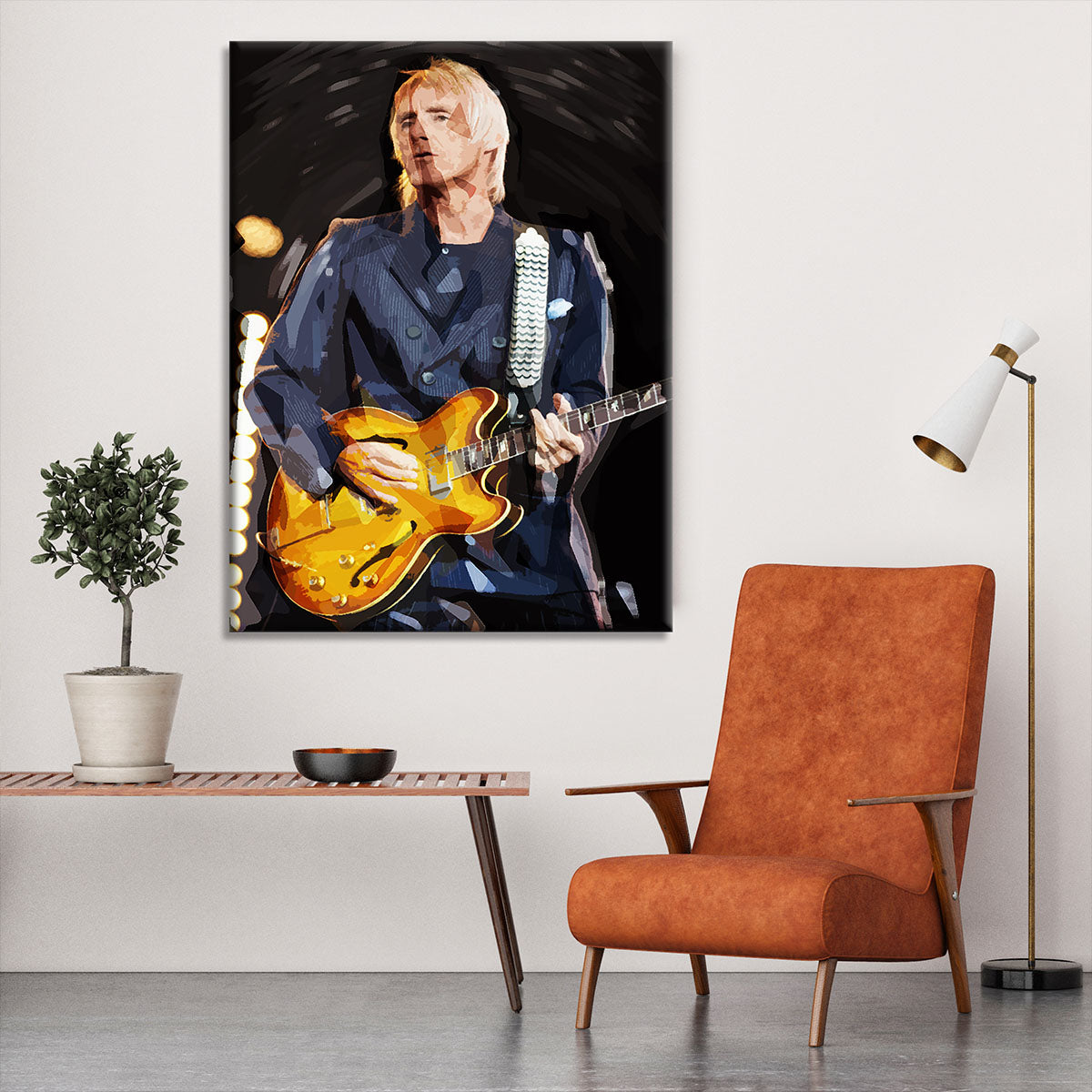 Paul Weller Pop Art Canvas Print or Poster