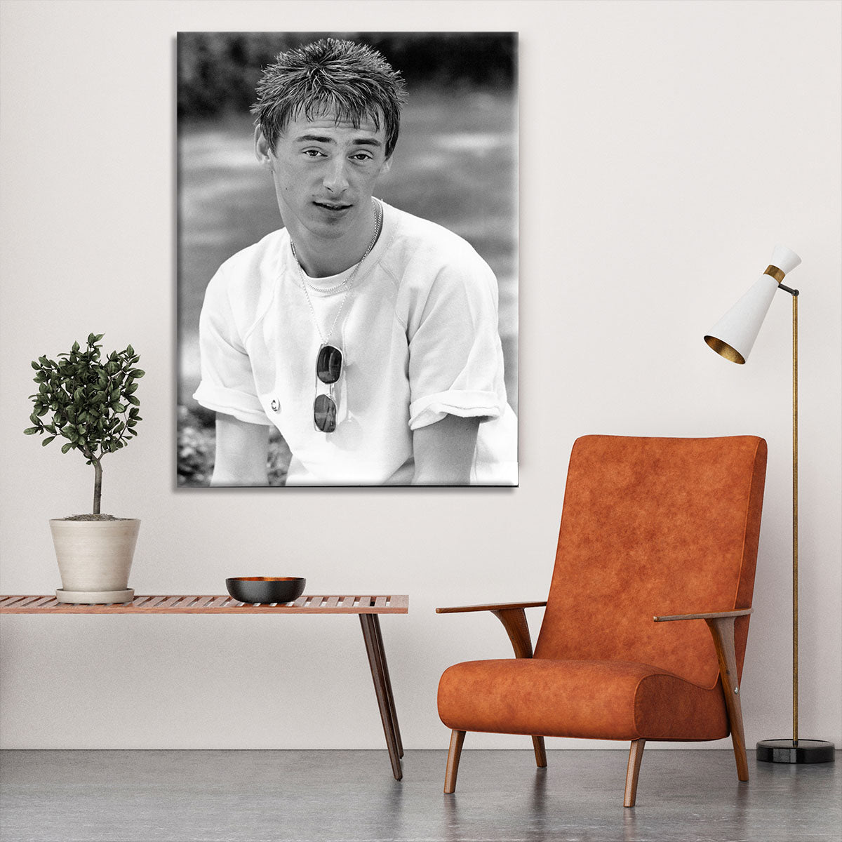 Paul Weller in 1985 Canvas Print or Poster