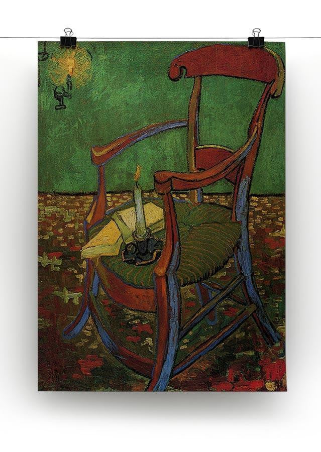 Paul Gauguin's Armchair by Van Gogh Canvas Print & Poster - Canvas Art Rocks - 2