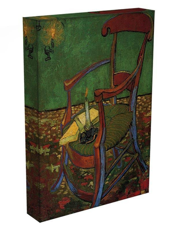 Paul Gauguin's Armchair by Van Gogh Canvas Print & Poster - Canvas Art Rocks - 3
