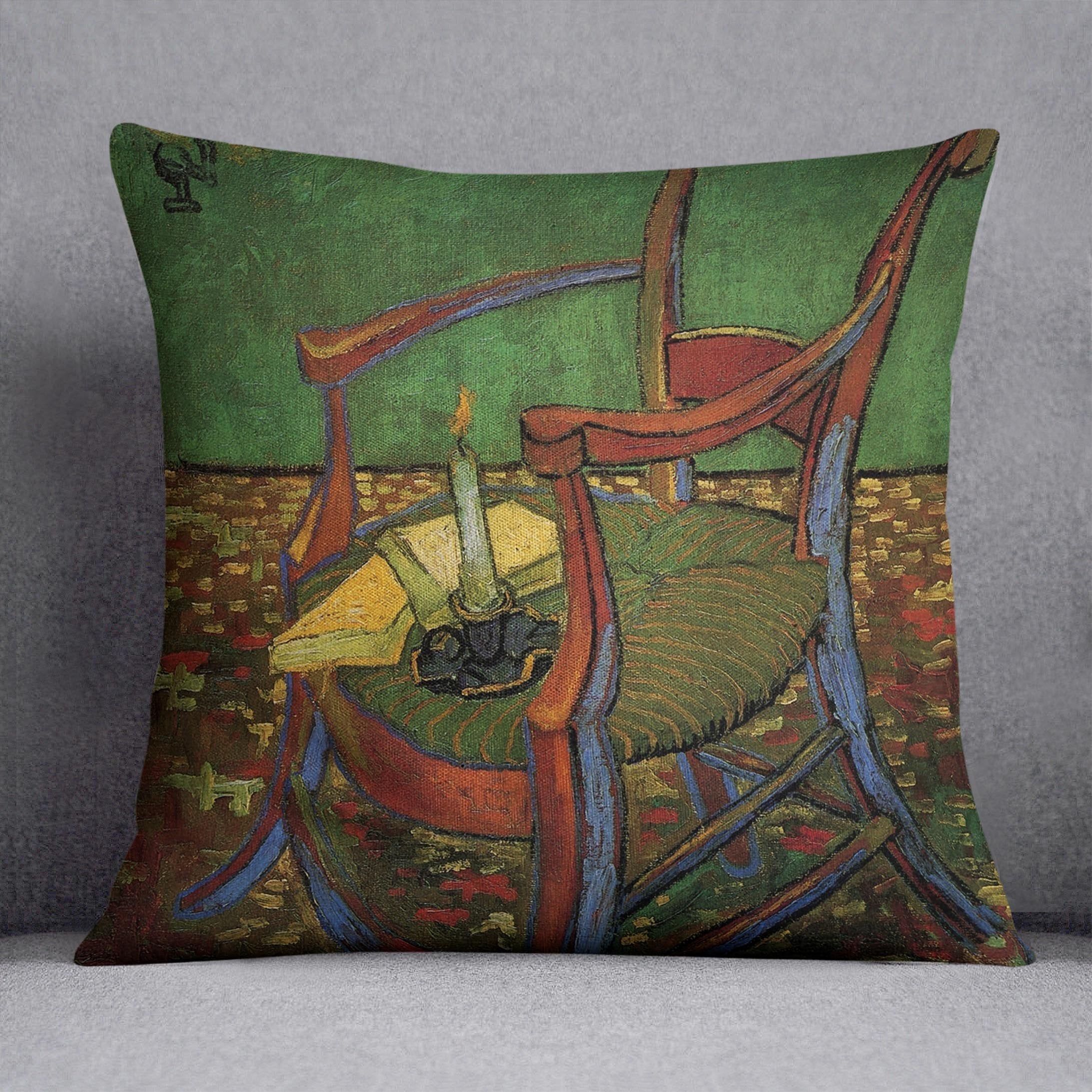 Paul Gauguin's Armchair by Van Gogh Throw Pillow