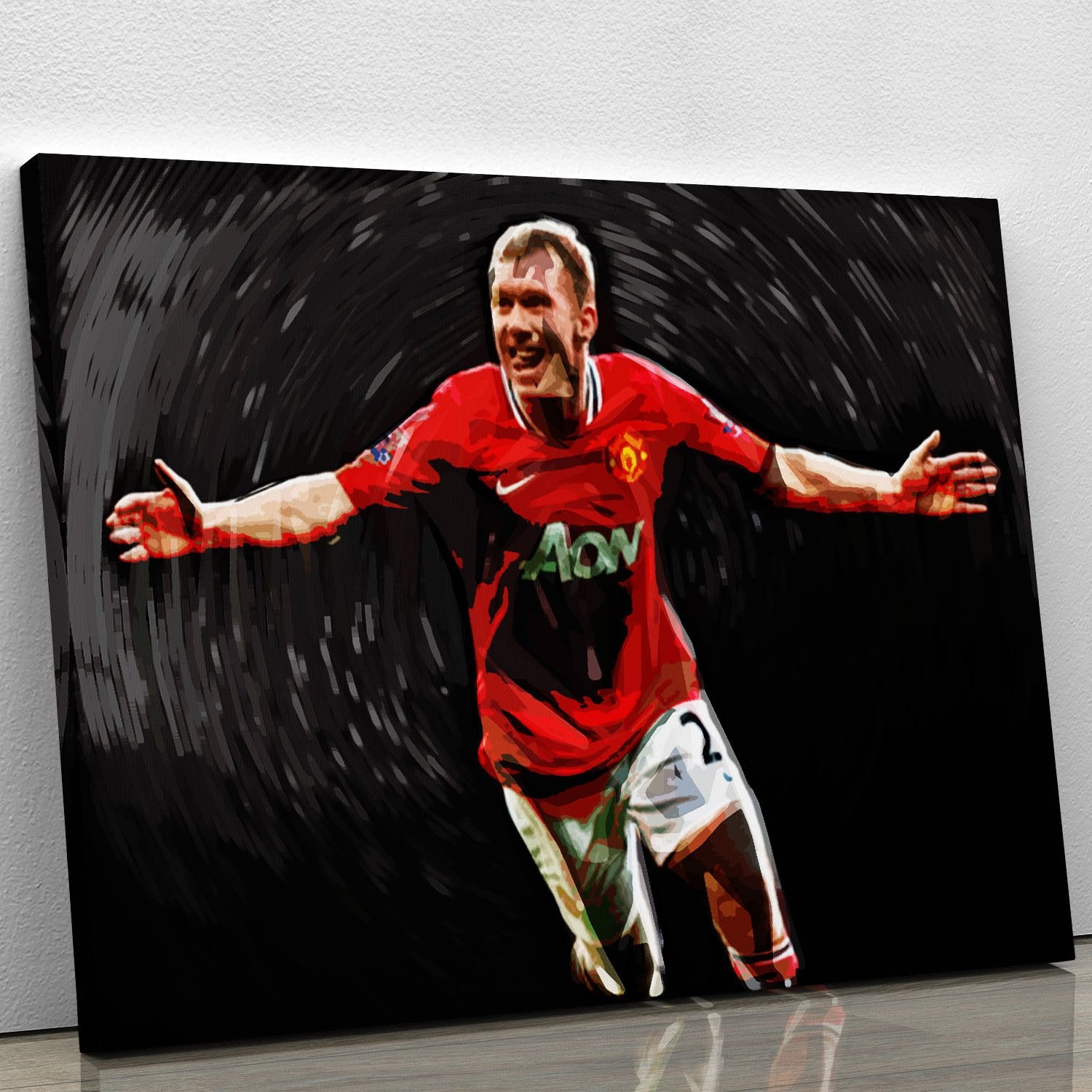Paul Scholes Man United Canvas Print or Poster