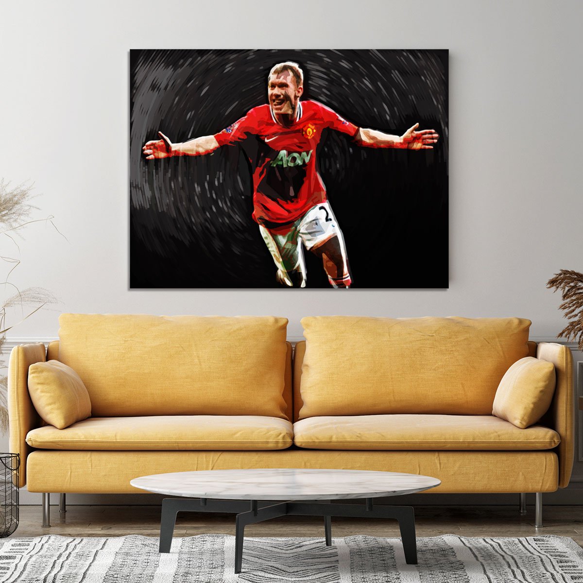 Paul Scholes Man United Canvas Print or Poster