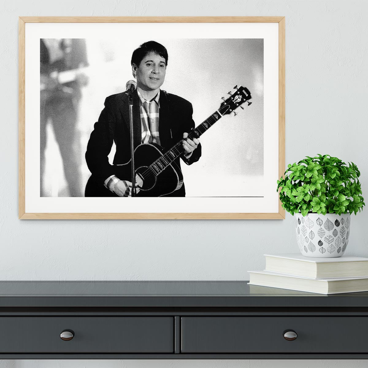 Paul Simon Framed Print - Canvas Art Rocks - 3